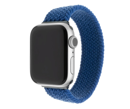 Pasek i akcesoria do zegarków FIXED Elastic Nylon Strap do Apple Watch 40/41/42 mm size XS blue